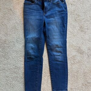 J. Crew Factory Petite Curvy 10" high-rise skinny jean in signature stretch